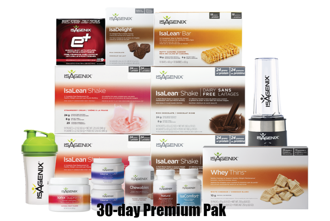 Isagenix food and vitamin products